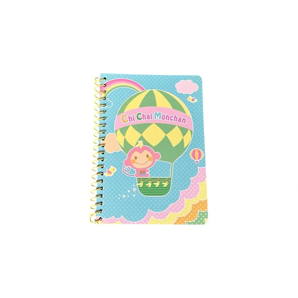 Vintage Sanrio Chi Chai Monchan Mini Spiral Notebook Y2K Kawaii Stationary NWT